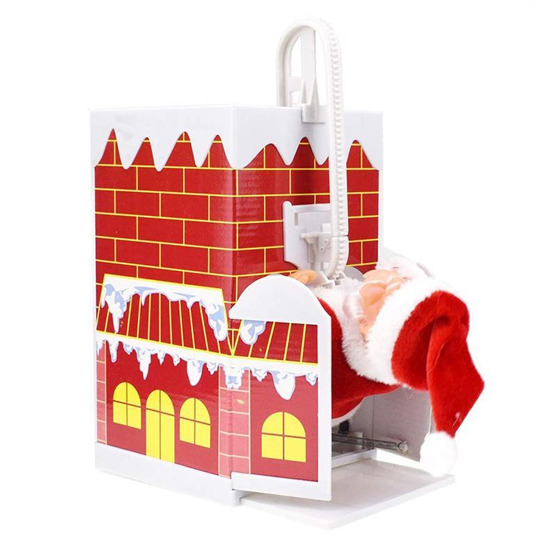 Santa Claus doll shaking the hips,Chimney Climbing Santa Claus,Santa Claus Riding An Electric Reindeer