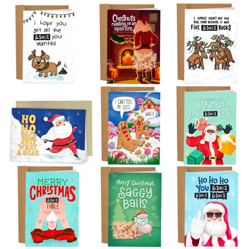 9 Worst Christmas Greeting Cards Ever Bundle Box Set