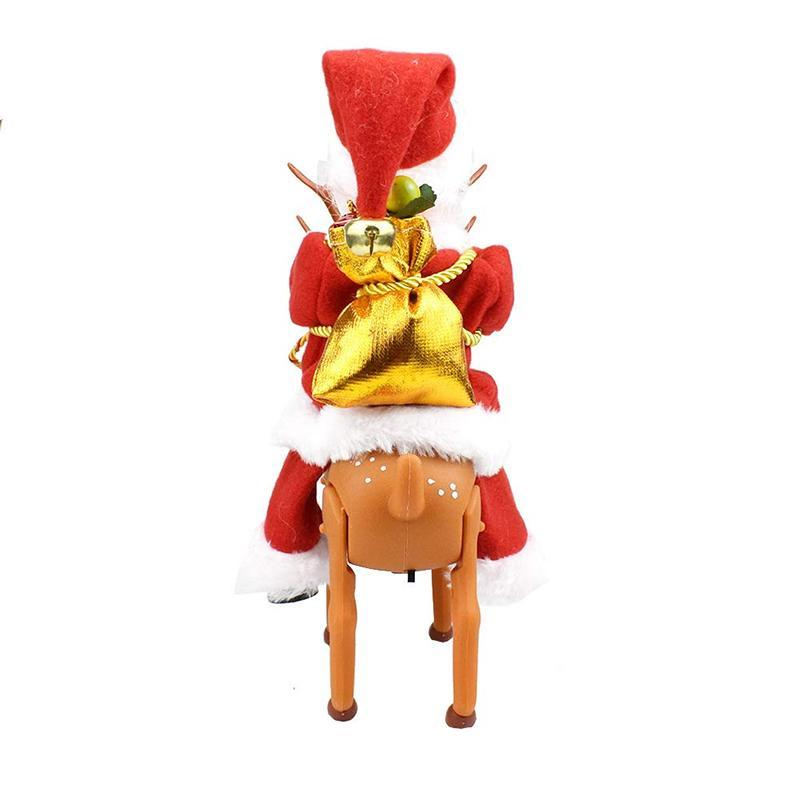 Santa Claus doll shaking the hips,Chimney Climbing Santa Claus,Santa Claus Riding An Electric Reindeer