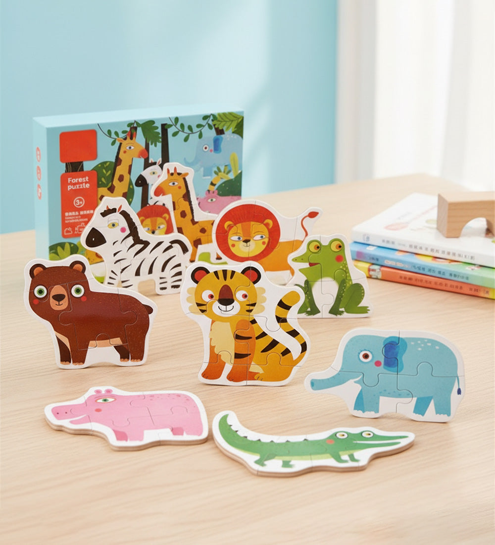 Children Education Wood Puzzle Set