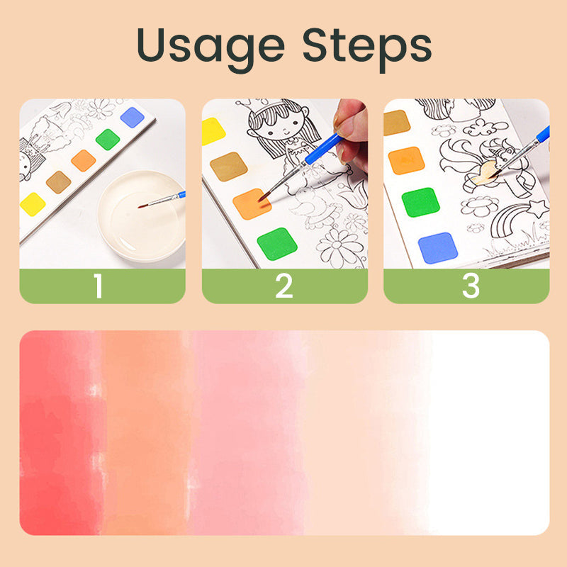 🎅Watercolor Coloring Notes🎁