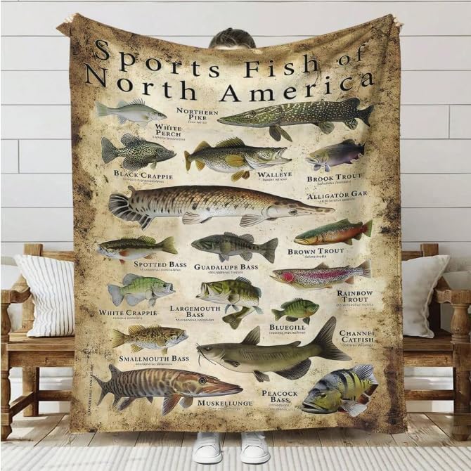 🎣Fishing Enthusiast's Blanket Gift
