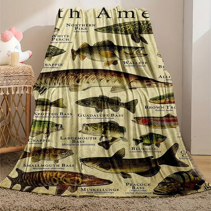 🎣Fishing Enthusiast's Blanket Gift