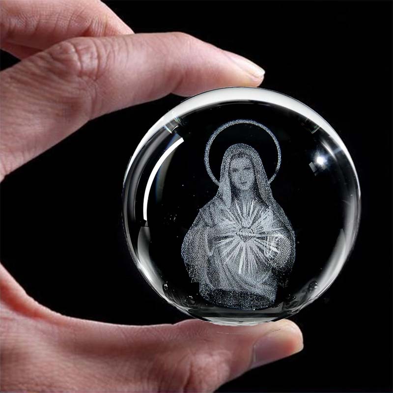Jesus Glowing Crystal Ball