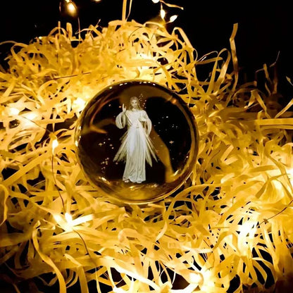 Jesus Glowing Crystal Ball