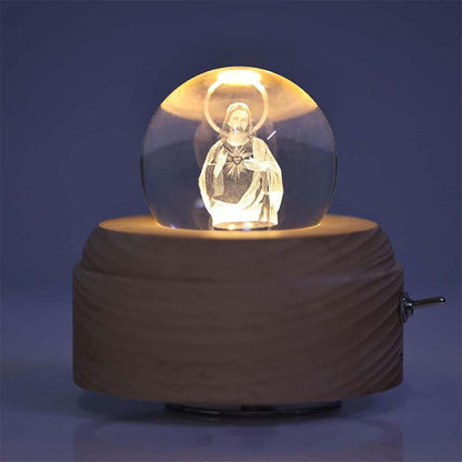 Jesus Glowing Crystal Ball