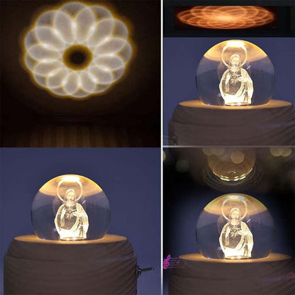 Jesus Glowing Crystal Ball