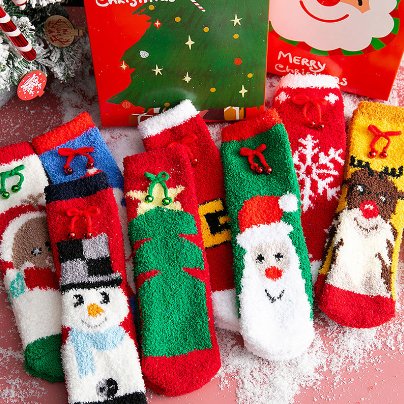 Coral Fleece Christmas Stocking Gift Box – curiovas