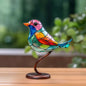 🌈Stained Glass Birds on Branch Desktop Ornaments🕊️