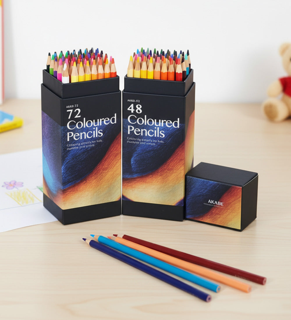 Portable Colored Pencils Set