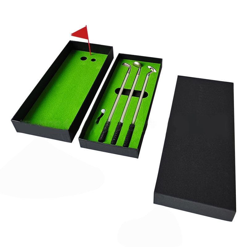 ⛳Funny gift Mini Desktop Golf Set with 3 pens🖊️