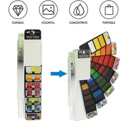 Solid Gouache Pigment Palette - let your creativity speak!