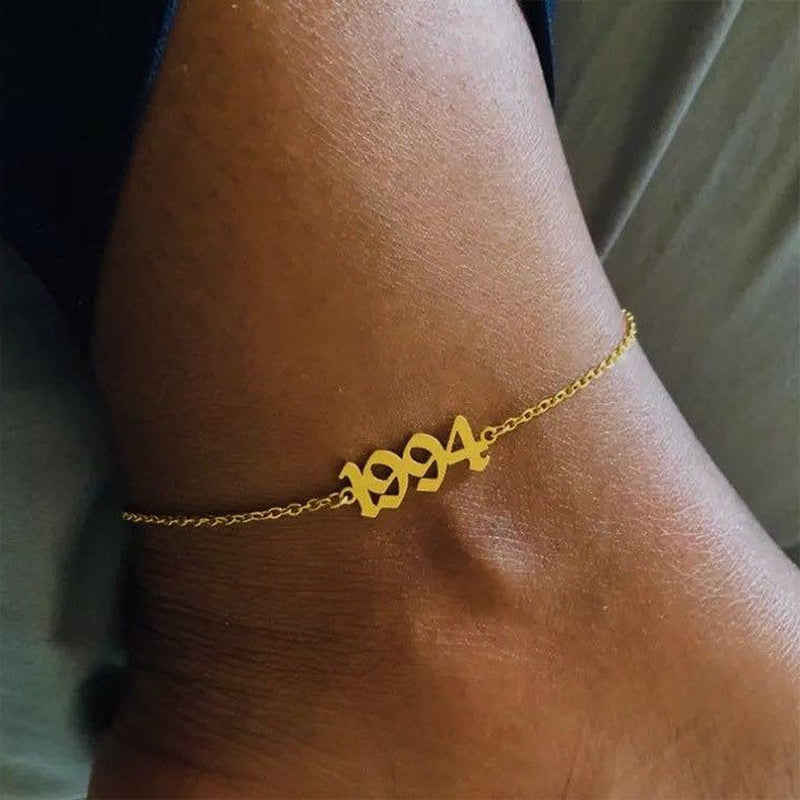 Stainless Steel Vintage Anklets