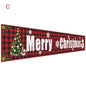 Christmas Outdoor Banner Flag Pulling